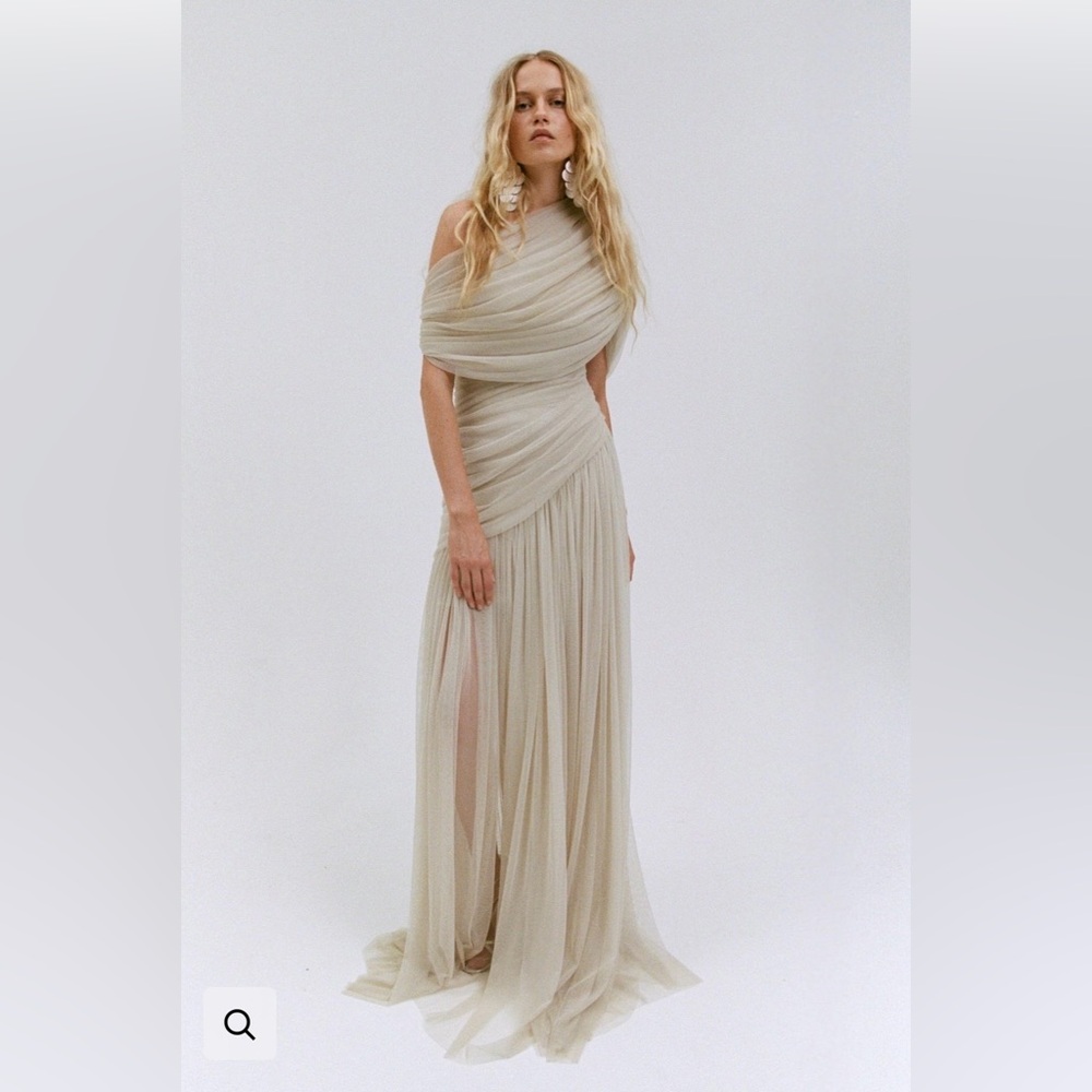 De La Vali Himalia Maxi Dress in Antique Tulle - Size 0 worn once only!!!